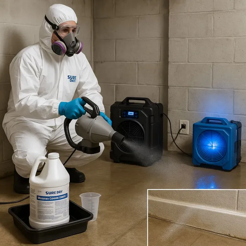 Sanitization and Odor Removal process in Kingsland, TX