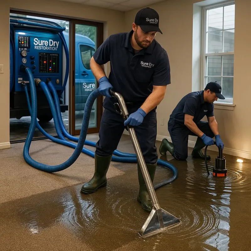 Water Extraction and Removal process in Kingsland, TX